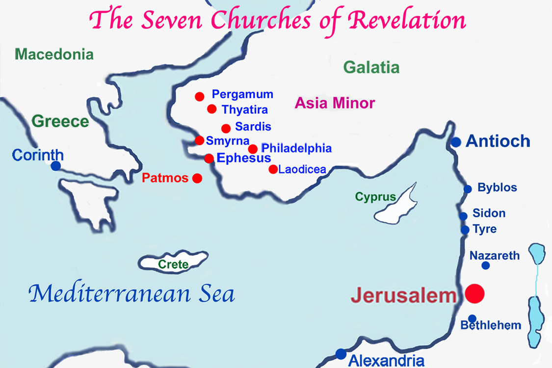 Seven Churches Revelation Chart