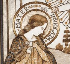 loreto litany mother inviolate undefiled embroideries hampton court exhibition london embroidery rsn mater embroidered